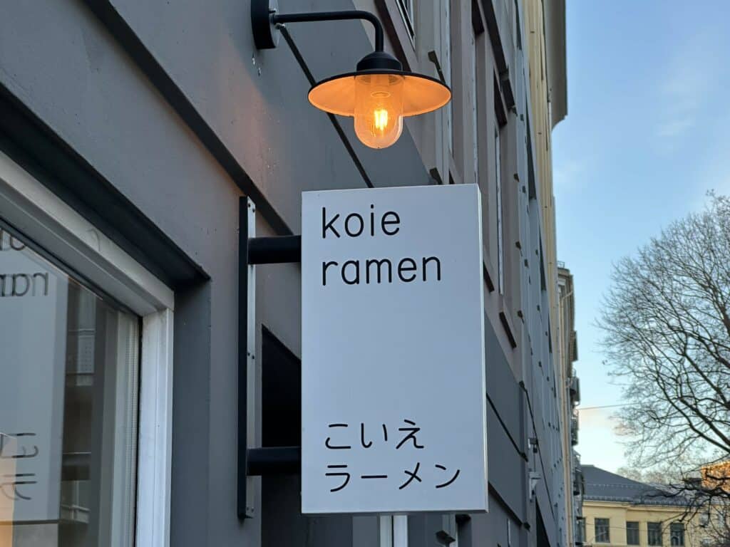 Koie Ramen, Oslo, restaurantanmeldelse